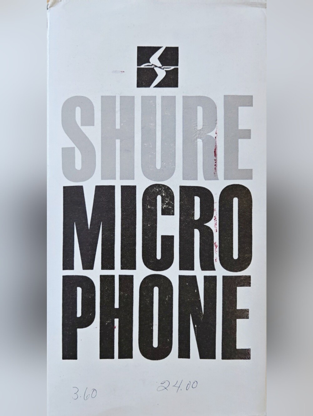 Shure 515SB Unidirectional Dynamic Microphone. Vintage